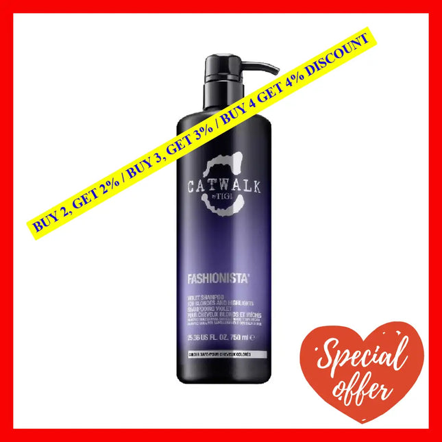 Catwalk Fashionista Violet Shampoo By Tigi For Unisex - 25.36 Oz