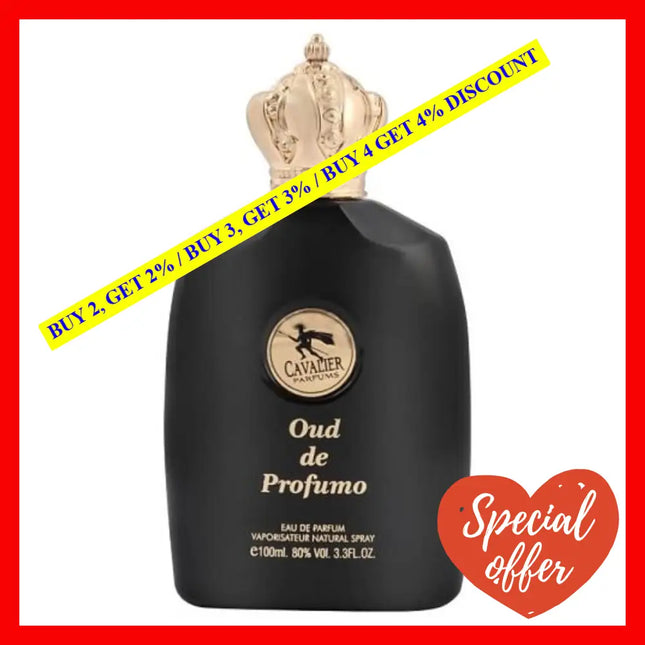 Cavalier Oud De Profumo Eau Parfumand Unisex 3.4 Oz / 100 Ml
