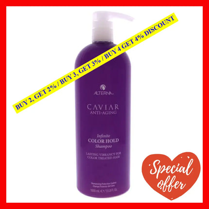 Caviar Anti-Aging Infinite Color Hold Shampoo By Alterna For Unisex - 33.8 Oz