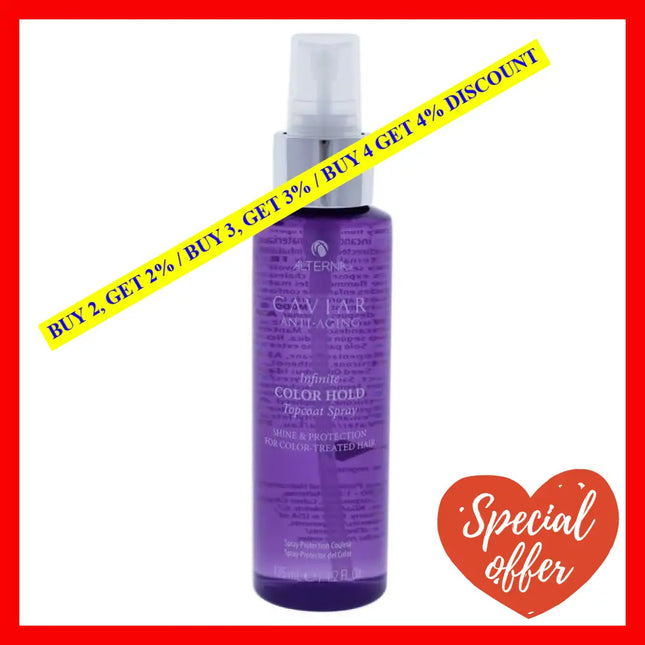 Caviar Anti-Aging Infinite Color Hold Top Coat By Alterna For Unisex - 4.2 Oz Hair Spray