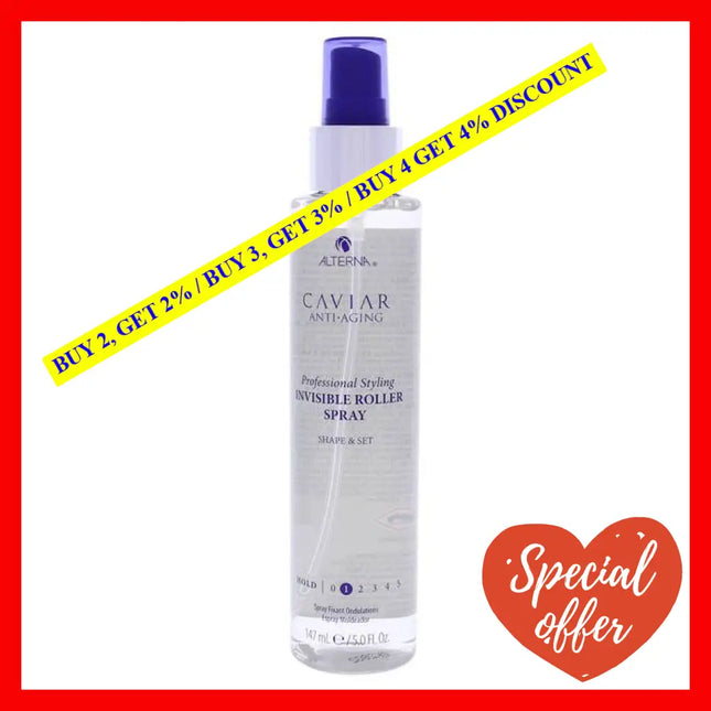 Caviar Anti-Aging Professional Styling Invisible Roller Spray By Alterna For Unisex - 5 Oz Hairspray