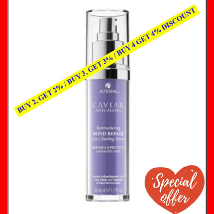 Caviar Anti-Aging Restructuring Bond Repair 3-In-1 Sealing Serum By Alterna For Unisex - 1.7 Oz