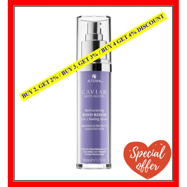 Caviar Anti-Aging Restructuring Bond Repair 3-In-1 Sealing Serum By Alterna For Unisex - 1.7 Oz