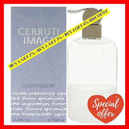 Cerruti Image By Nino For Men - 3.4 Oz Edt Spray