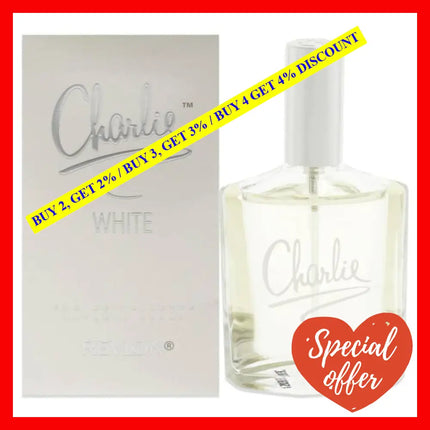 Charlie White By Revlon For Women - 3.4 Oz Edt Spray