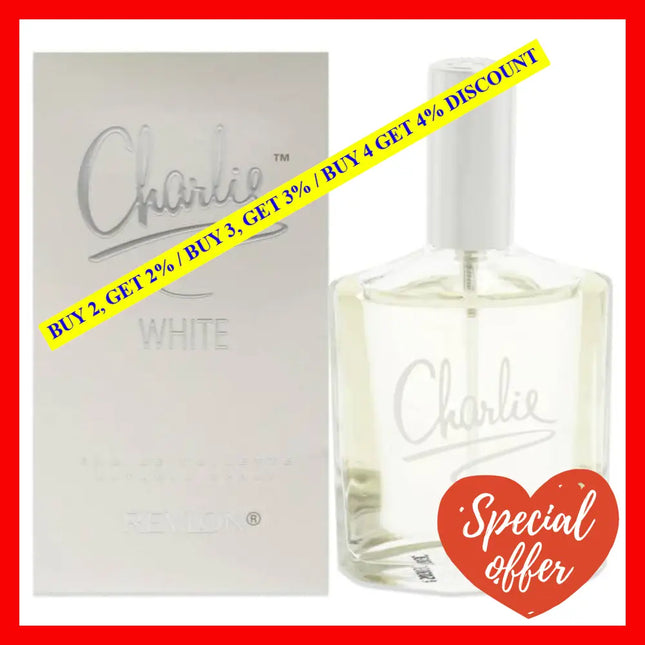 Charlie White By Revlon For Women - 3.4 Oz Edt Spray