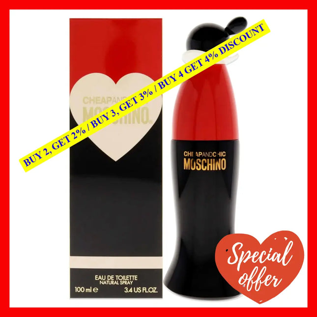 Cheap And Chic By Moschino For Women - 3.4 Oz Edt Spray
