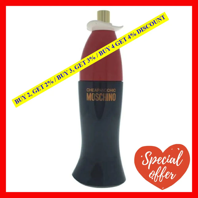 Cheap And Chic By Moschino For Women - 3.4 Oz Edt Spray (Tester)