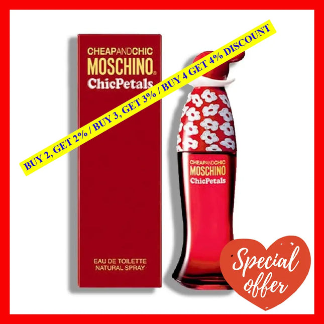 Cheap And Chic Petals By Moschino For Women - 1.7 Oz Edt Spray