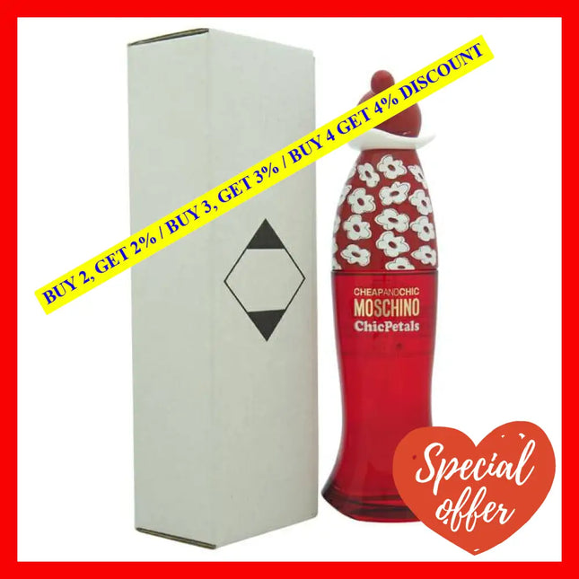 Cheap And Chic Petals By Moschino For Women - 3.4 Oz Edt Spray (Tester)