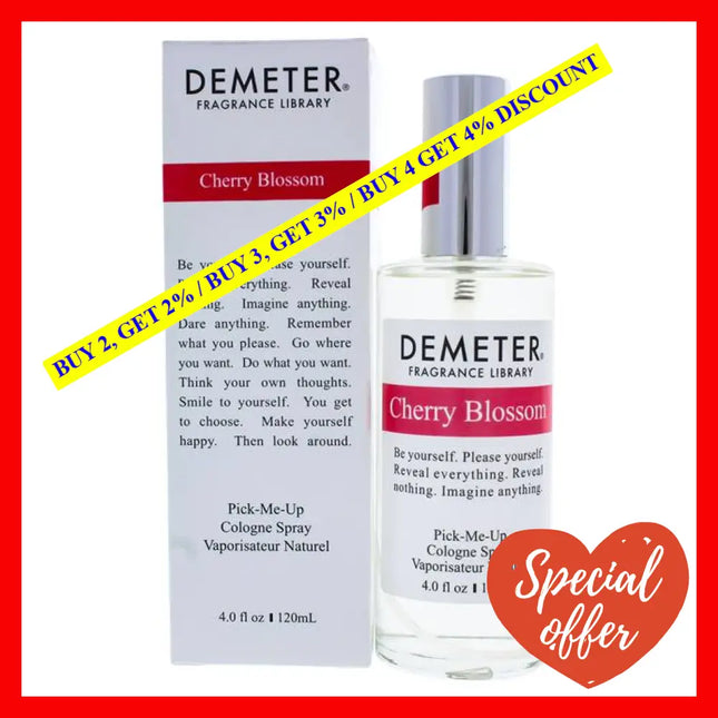 Cherry Blossom By Demeter For Women - 4 Oz Cologne Spray