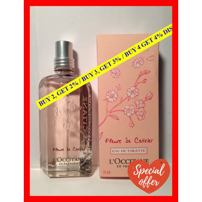 Cherry Blossom By Loccitane For Women - 2.5 Oz Edt Spray