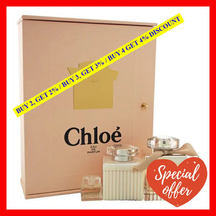Chloe By For Women - 3 Pc Gift Set 2.5Oz Edp Spray 3.4Oz Body Lotion 0.17Oz Splash (Mini)