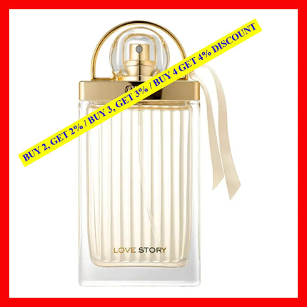Chloe Love Story Eau De Parfum For Women 2.5 Oz / 75 Ml