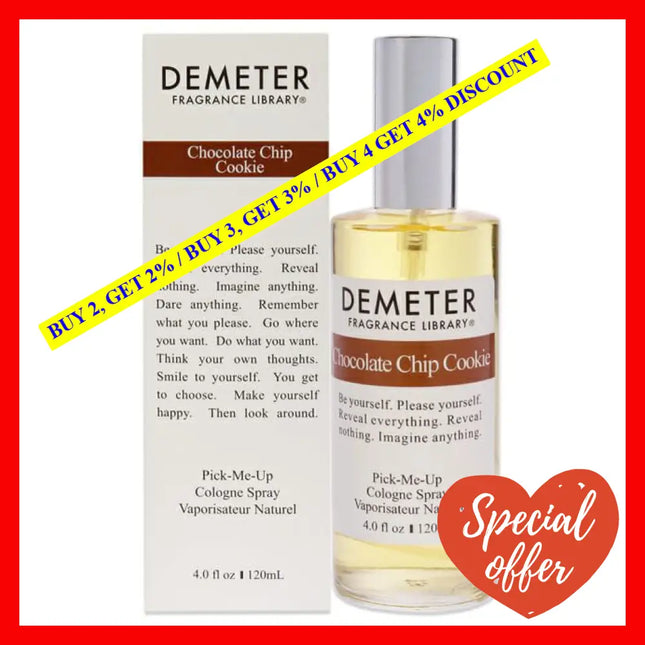 Chocolate Chip Cookie By Demeter For Women - 4 Oz Cologne Spray