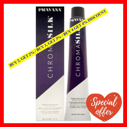 Chromasilk Creme Hair Color - 10.13 Extra Light Ash Golden Blonde By Pravana For Unisex 3 Oz