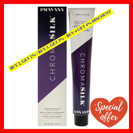 Chromasilk Creme Hair Color - 10N Extra Light Blonde By Pravana For Unisex 3 Oz