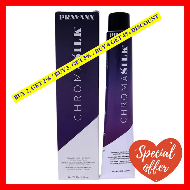 Chromasilk Creme Hair Color - 1N Black By Pravana For Unisex 3 Oz