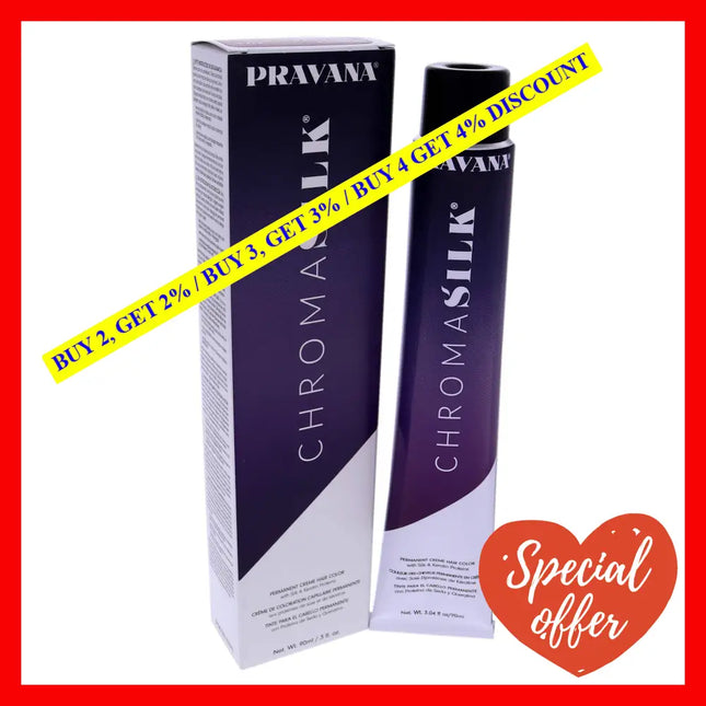 Chromasilk Creme Hair Color - 4.52 Mahogany Beige Brown By Pravana For Unisex 3 Oz