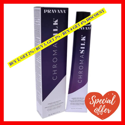 Chromasilk Creme Hair Color - 4.4 Copper Brown By Pravana For Unisex 3 Oz