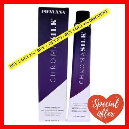 Chromasilk Creme Hair Color - 5.3 Light Golden Brown By Pravana For Unisex 3 Oz