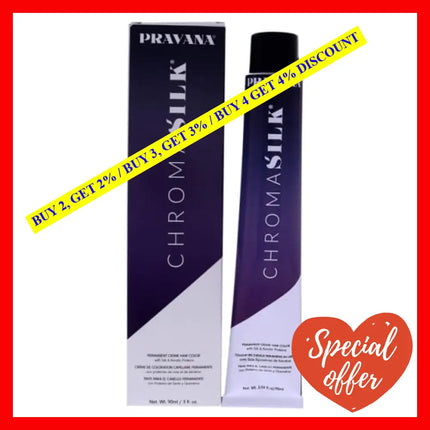 Chromasilk Creme Hair Color - 5.45 Light Copper Mahogany Brown By Pravana For Unisex 3 Oz