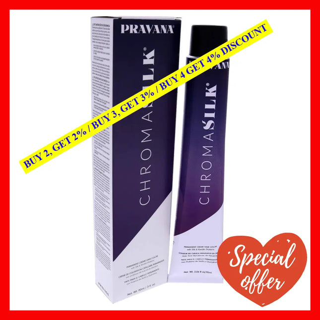 Chromasilk Creme Hair Color - 5.62 Light Red Beige Brown By Pravana For Unisex 3 Oz
