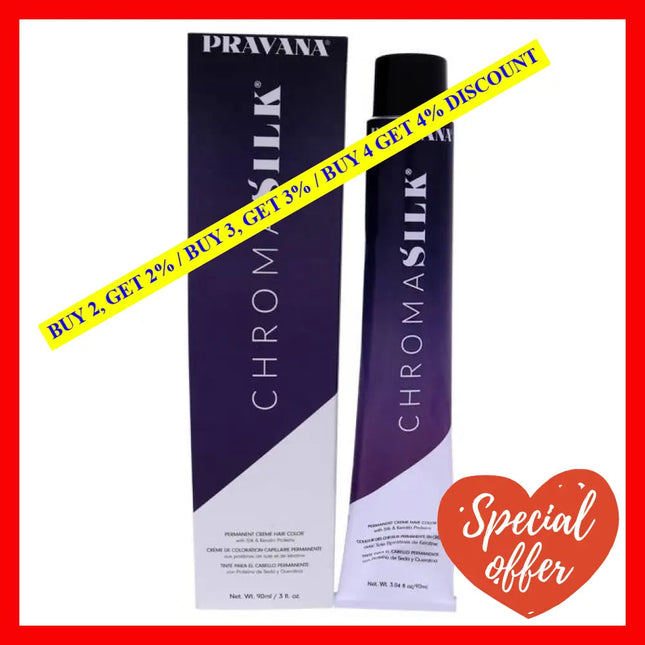 Chromasilk Creme Hair Color - 6.1 Dark Ash Blonde By Pravana For Unisex 3 Oz