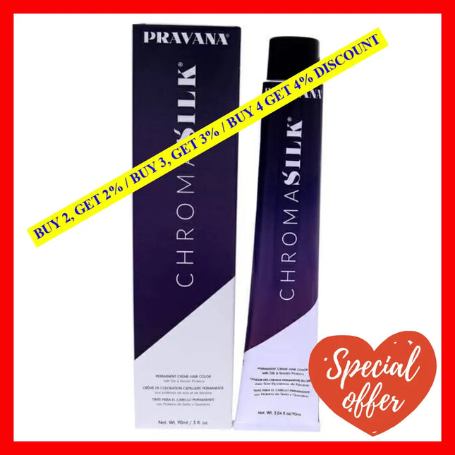 Chromasilk Creme Hair Color - 6.35 Dark Golden Mahogany Blonde By Pravana For Unisex 3 Oz