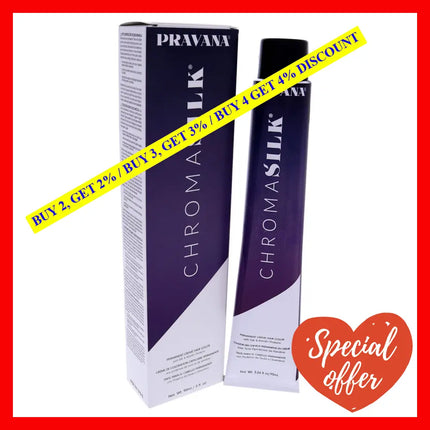 Chromasilk Creme Hair Color - 6.4L Dark Copper Lowlight By Pravana For Unisex 3 Oz