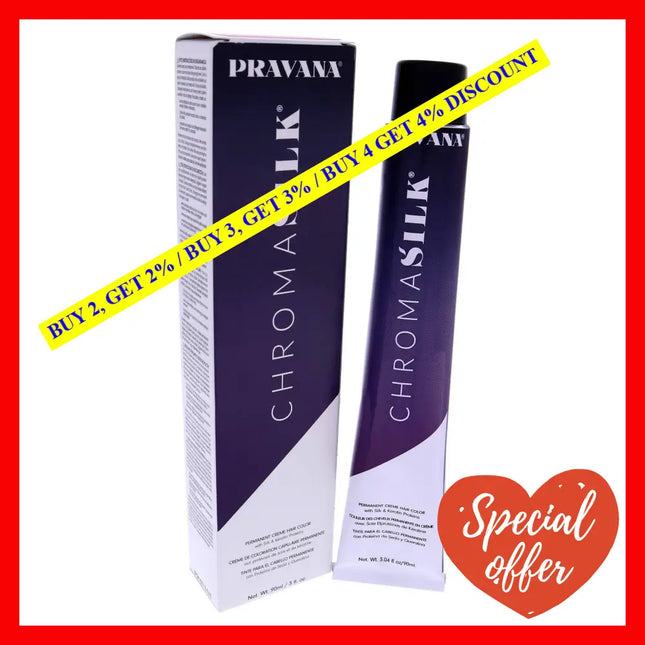Chromasilk Creme Hair Color - 6.64 Dark Red Copper Blonde By Pravana For Unisex 3 Oz