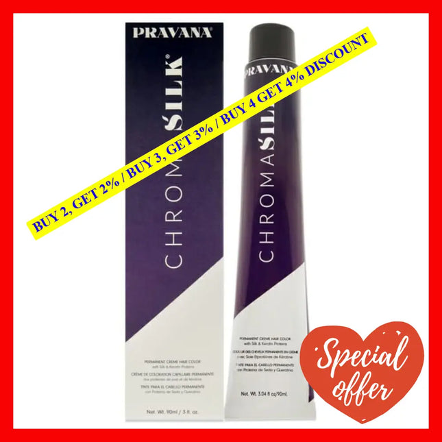 Chromasilk Creme Hair Color - 7.3 Golden Blonde By Pravana For Unisex 3 Oz