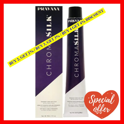 Chromasilk Creme Hair Color - 7.31 Golden Ash Blonde By Pravana For Unisex 3 Oz