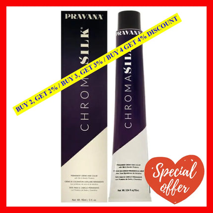 Chromasilk Creme Hair Color - 7.35 Golden Mahogany Blonde By Pravana For Unisex 3 Oz