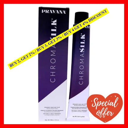 Chromasilk Creme Hair Color - 7.4 Copper Blonde By Pravana For Unisex 3 Oz