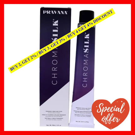 Chromasilk Creme Hair Color - 7.45 Copper Mahogany Blonde By Pravana For Unisex 3 Oz