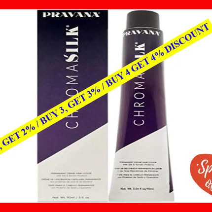 Chromasilk Creme Hair Color - 7.46 Copper Red Blonde By Pravana For Unisex 3 Oz