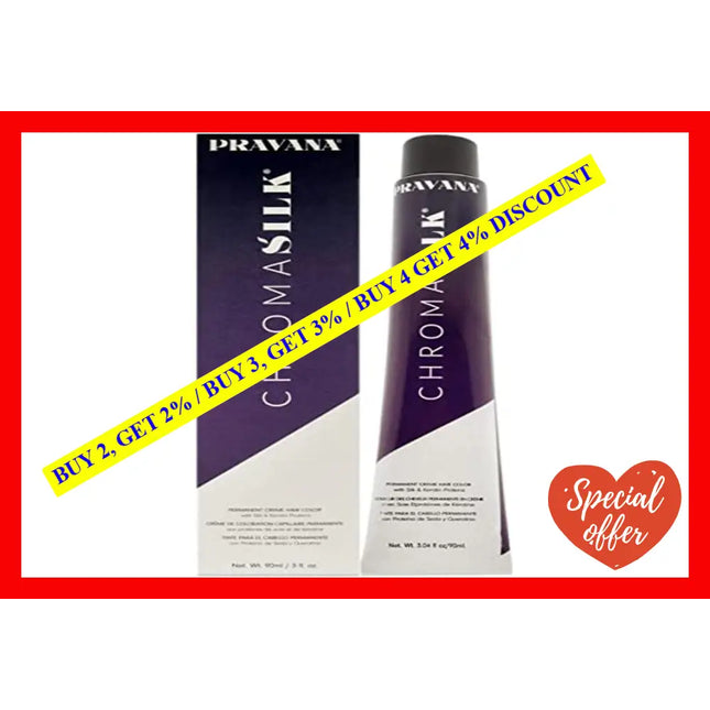 Chromasilk Creme Hair Color - 7.46 Copper Red Blonde By Pravana For Unisex 3 Oz