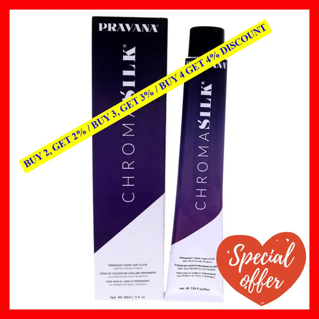 Chromasilk Creme Hair Color - 7.62 Red Beige Blonde Violet By Pravana For Unisex 3 Oz