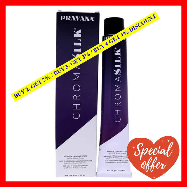 Chromasilk Creme Hair Color - 8.34 Light Golden Copper Blonde By Pravana For Unisex 3 Oz