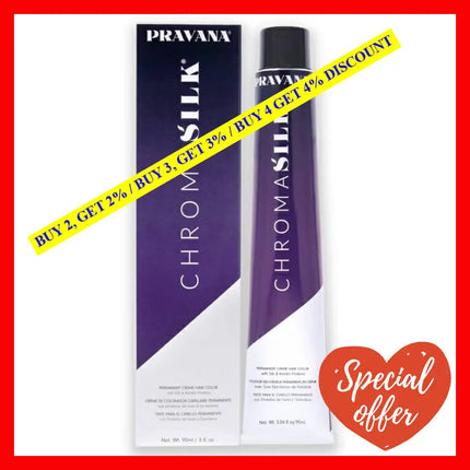 Chromasilk Creme Hair Color - 8.8 Light Pearl Blonde By Pravana For Unisex 3 Oz