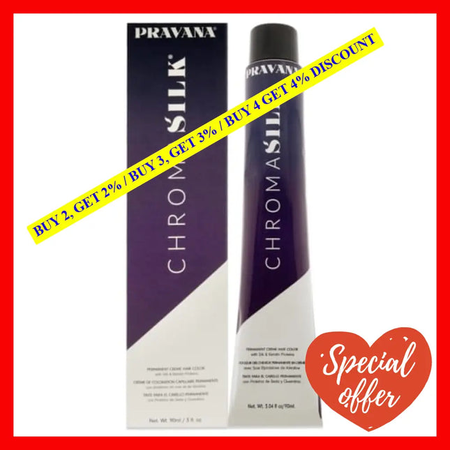 Chromasilk Creme Hair Color - 8Ntl Light Neutral Lowlight By Pravana For Unisex 3 Oz