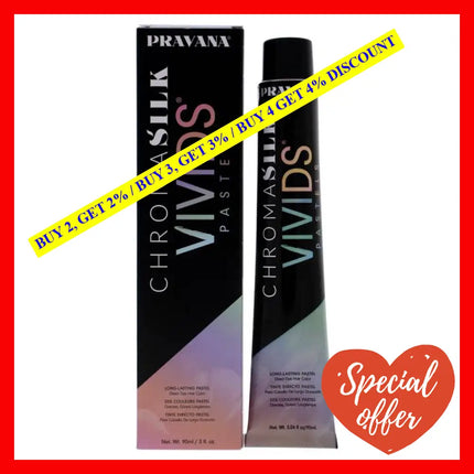 Chromasilk Pastels Long Lasting Color- Blissful Blue By Pravana For Unisex - 3 Oz Hair Color