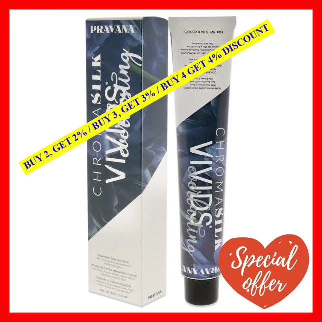 Chromasilk Vivids Everlasting Permanent - Bewitching Blue By Pravana For Unisex 3 Oz Hair Color