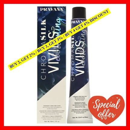 Chromasilk Vivids Everlasting Permanent - Poison Berry By Pravana For Unisex 3 Oz Hair Color