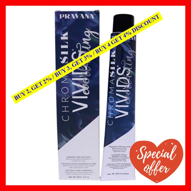 Chromasilk Vivids Everlasting Permanent - Scarlette Red By Pravana For Unisex 3 Oz Hair Color