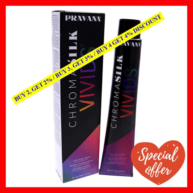 Chromasilk Vivids Long-Lasting Vibrant Color - Orange By Pravana For Unisex 3 Oz Hair