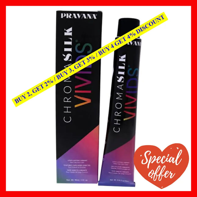 Chromasilk Vivids Long-Lasting Vibrant Color - Sunstone By Pravana For Unisex 3 Oz Hair