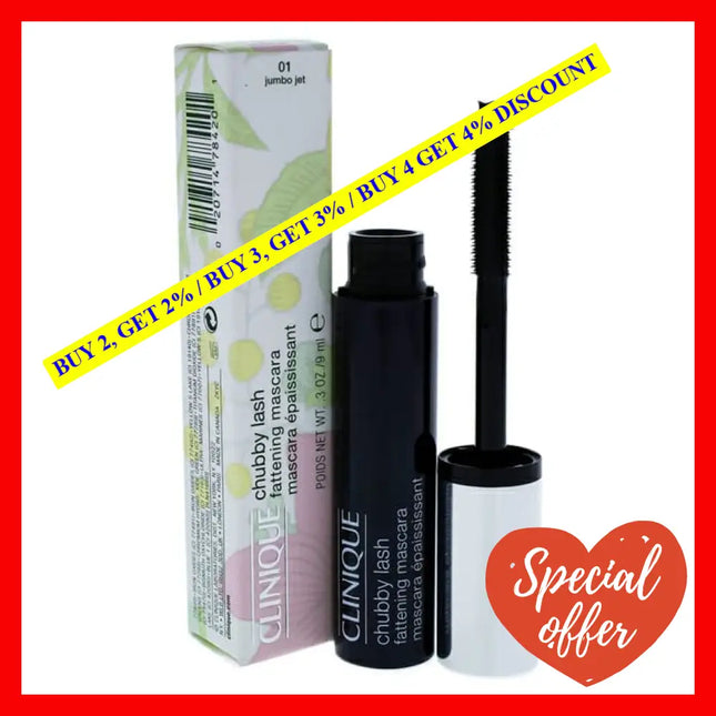 Chubby Lash Fattening Mascara - 01 Jumbo Jet By Clinique For Women 0.3 Oz