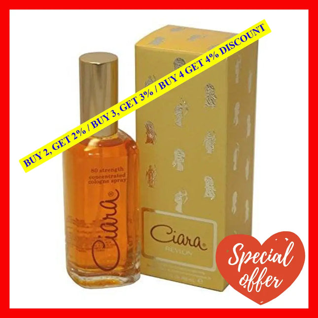 Ciara By Revlon For Women - 2.3 Oz Edt Spray